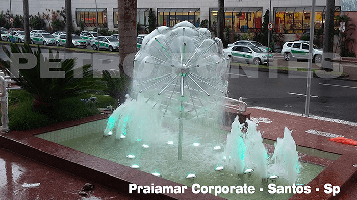 Chafariz _Esfera_ no Praiamar Corporate - Santos - SP 7