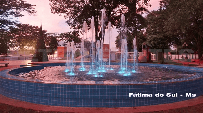 Fonte Luminosa em Fátima do Sul - MS