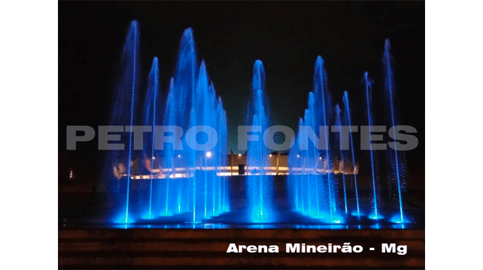 Fonte Luminosa na Arena Mineirão - Belo Horizonte - MG 4