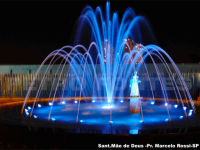 Fonte Luminosa no _Santuário Mãe de Deus_ do Padre Marcelo Rossi - São Paulo - SP 7