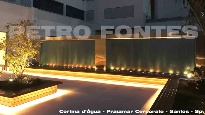Cortinas de Água Cortina d'Água em Praiamar Corporate - Santos - SP 2