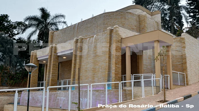 Cascatas Artificiais e Cortinas de Água Praça do Rosário - Itatiba - Sp 2