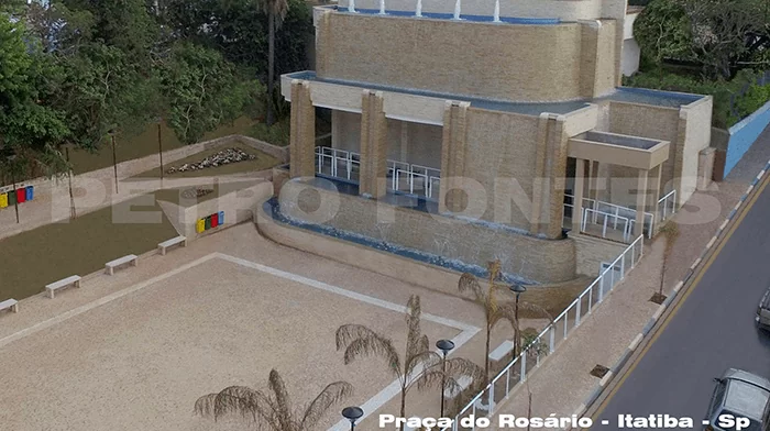 Cascatas Artificiais e Cortinas de Água Praça do Rosário - Itatiba - Sp 5