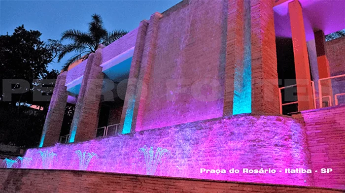 Cascatas Artificiais e Cortinas de Água Praça do Rosário - Itatiba - Sp 6