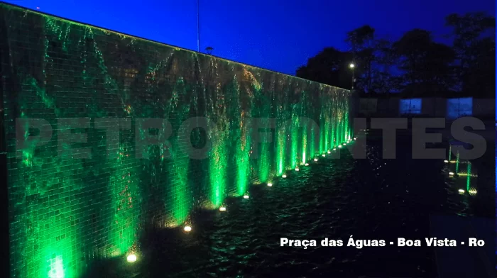 Cortinas de Água em Praça das Águas - Boa Vista - RO