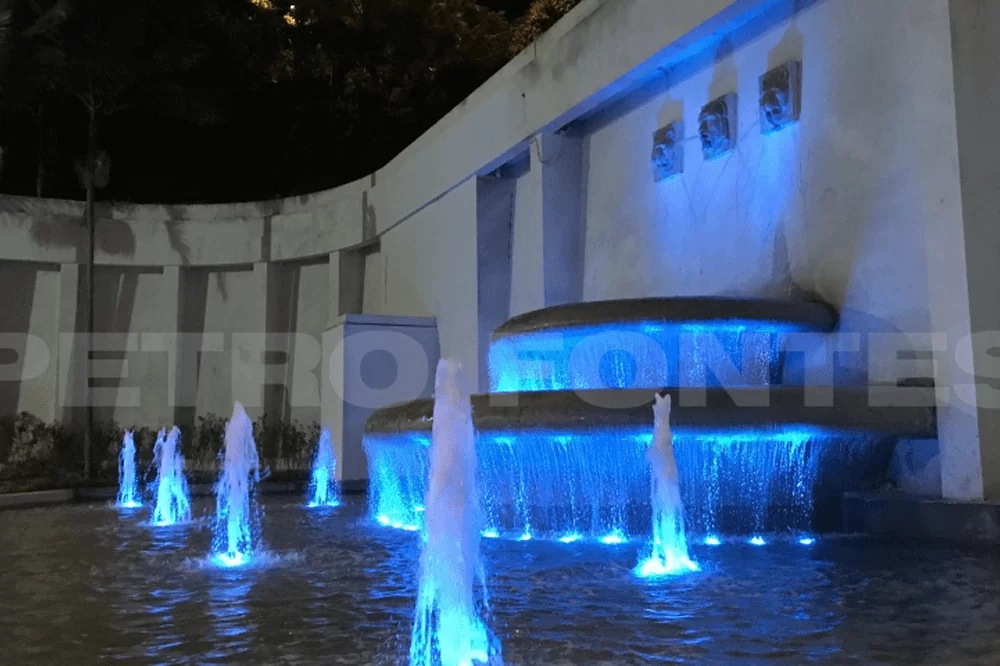 Inauguração da Fonte do Mirante da Avenida 9 de Julho – São Paulo – SP