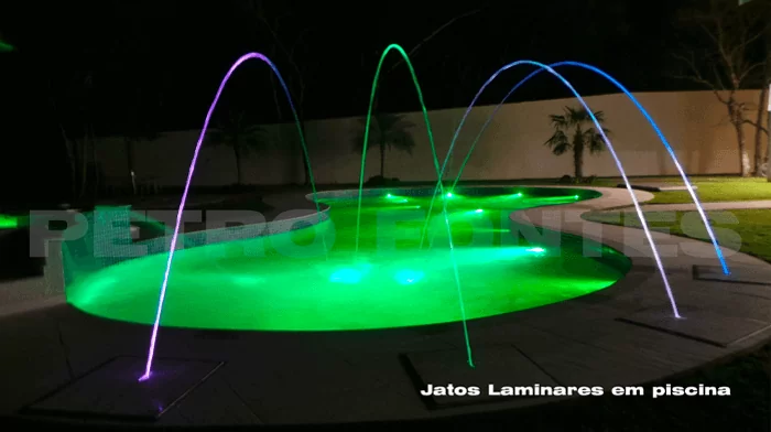 Jatos Laminares em Piscina