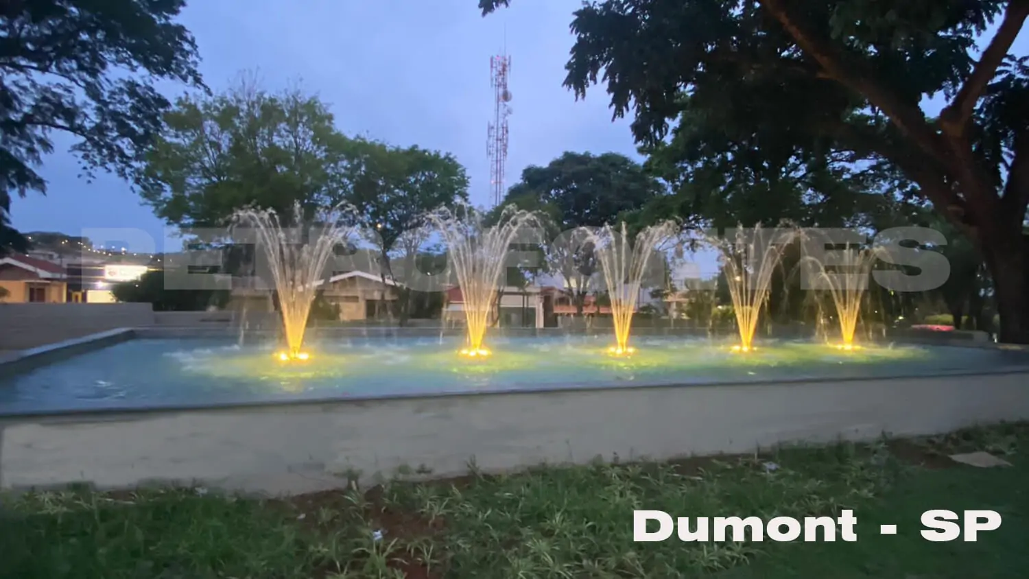 Chafariz Luminosa em Dumond - São Paulo