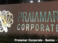 Chafariz _Esfera_ no Praiamar Corporate - Santos - SP