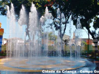 Fonte Interativa na _Cidade da Criança_ em Campos dos Goytacazes - RJ 2