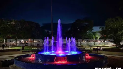 Chafariz Luminoso em Maraba - Pará